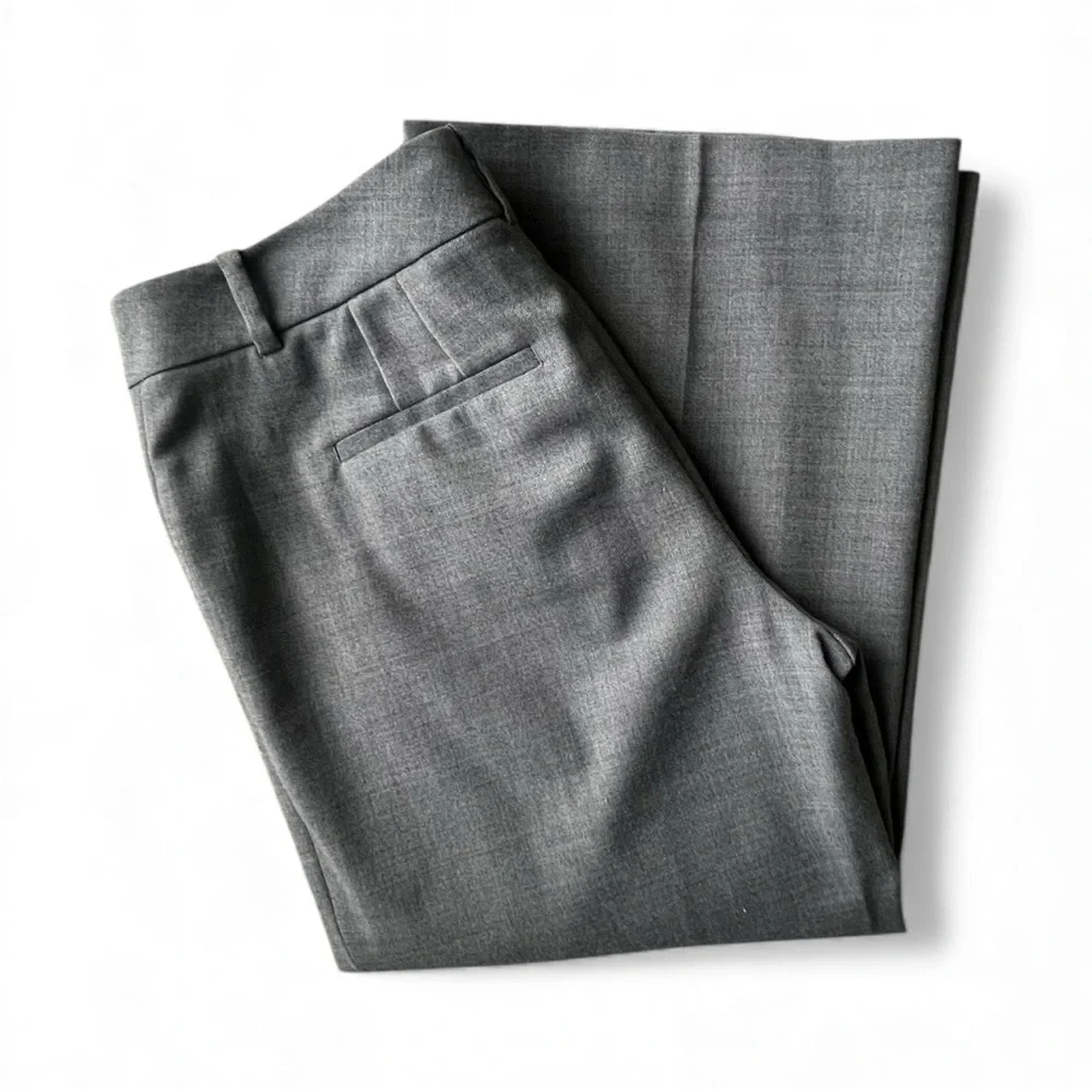 WHITE HOUSE BLACK MARKET Nell Gray Cropped Career Work Style Pant Size 4 EUC - Picture 7 of 11